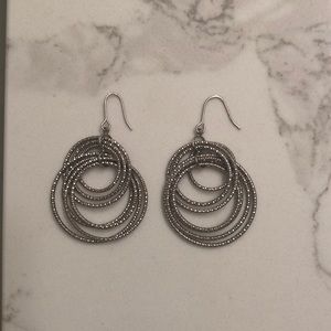 Silver earrings